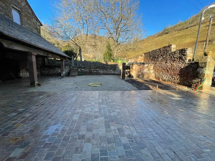 Travaux pose de terrasse