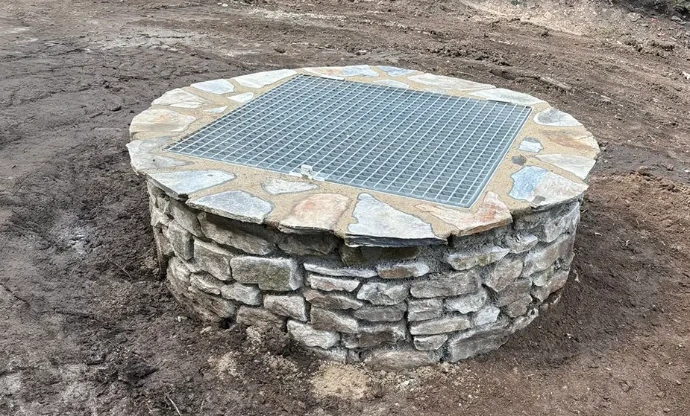 Maçonnerie puit à Decazeville